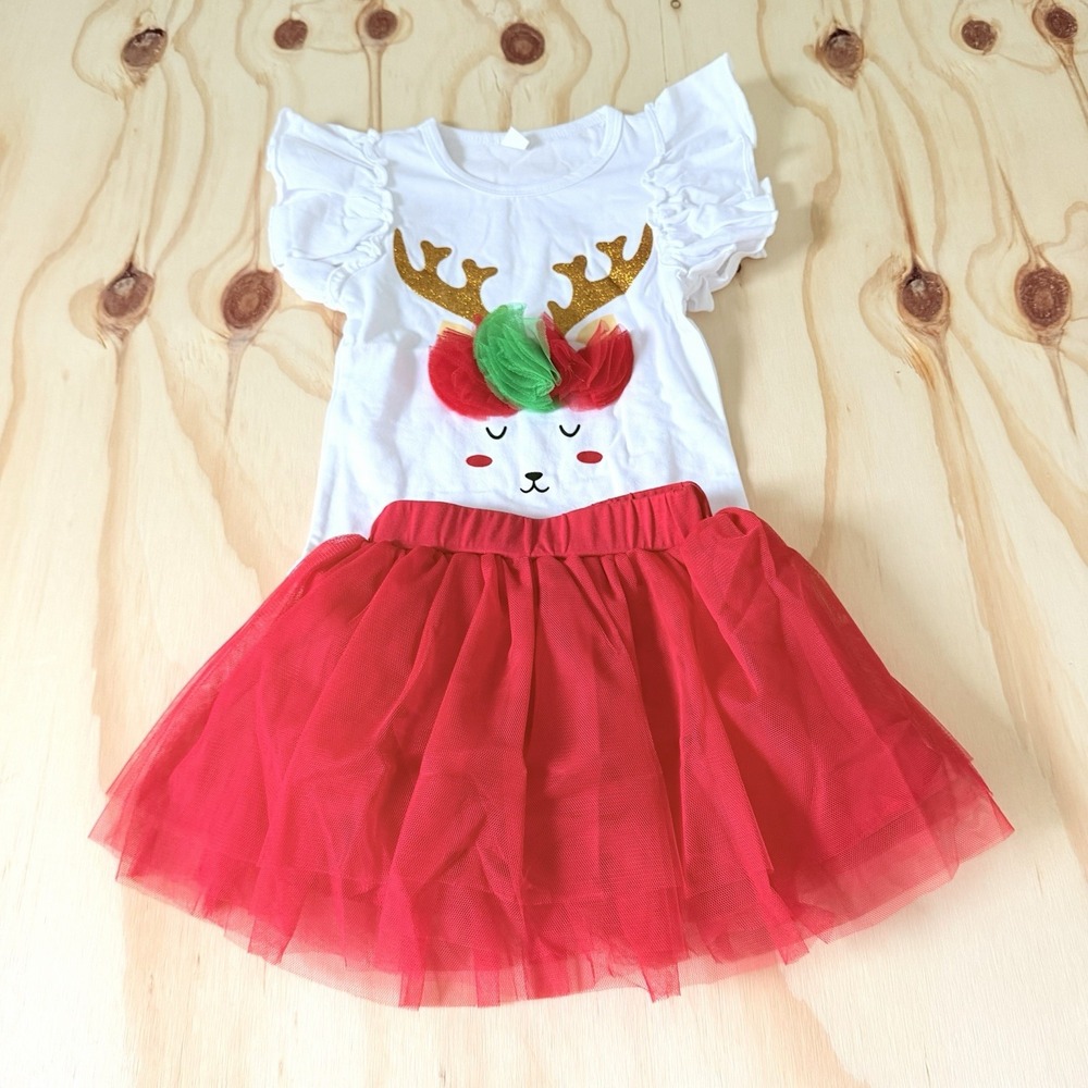 baby girl christmas outfit Baby Girl's First Christmas Outfit 6-9 Months